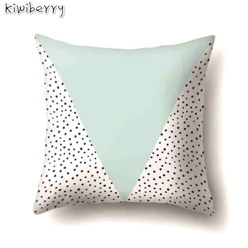 

Nordic Style Blue Gray Pillow Modern Minimalist Geometric Rhombus Abstract Chair Cushion Seat Home Decor Cojin Dorado Coussin