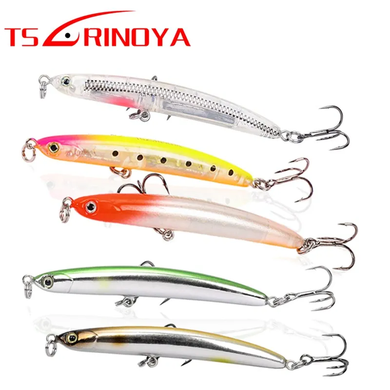  TSURINOYA Sinking Fishing Lure 65mm 5g Full Swimming Layer Pencil Bait Hard Baits Isca Artificial P