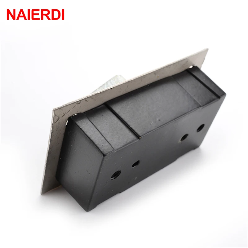 NAIERDI 360 Degree Revolving Door Hinge 90 Degrees Positioning Hidden Floor Pivot Hinges For Furniture Hardware