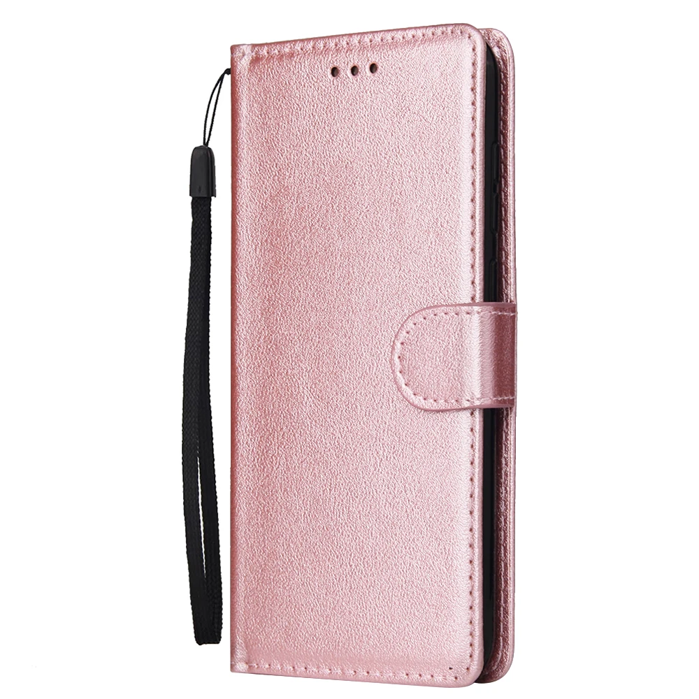 Huawei Y7 2019 case Classic Solid color Wallet Flip Leather cover For Coque Huawei Y7 2019 Y 7 Y7 Prime 2019 With Photo Frame huawei snorkeling case