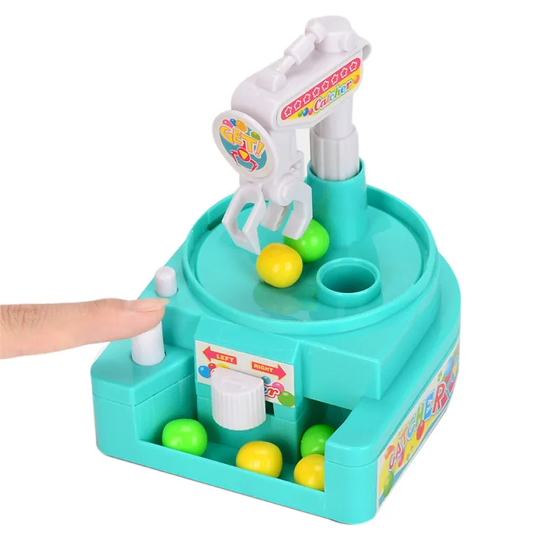 Mini Doll Machine Grab Ball Candy Catcher Gum Crane Kids Party Toys Role Play juguetes brinquedos oyuncak speelgoed  #4J19 (9)
