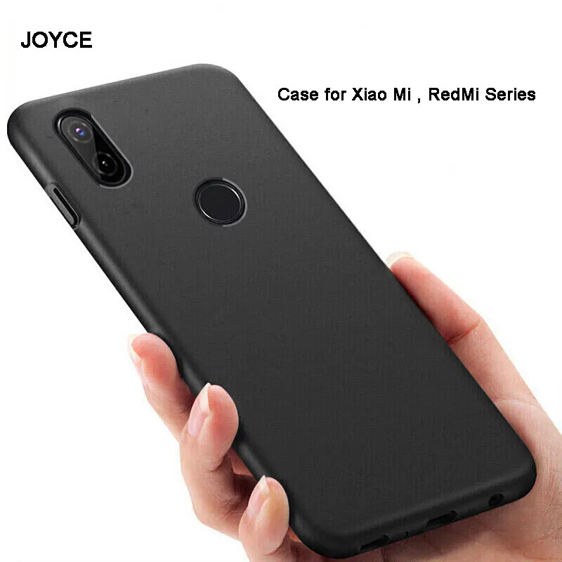 

JOYCE Soft TPU Case For Xiaomi Mi8 9 Lite 8SE Mi 5X 6X Mi A1 A2 Lite Case For Redmi 7 Note 7 6 Pro 5 Black silicone case