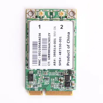 

Card for HP Broadcom BCM94322MC BCM4322 BCM94322 AGN PCI-E Wireless-N 802.11 a/g/n 300Mbps Wlan Card