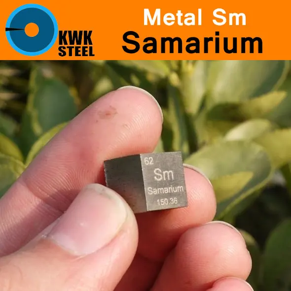 

Sm Samarium Cube Bulk Pure 99.9% Periodic Table of Rare-earth Metal Elements for DIY Research Study School Education