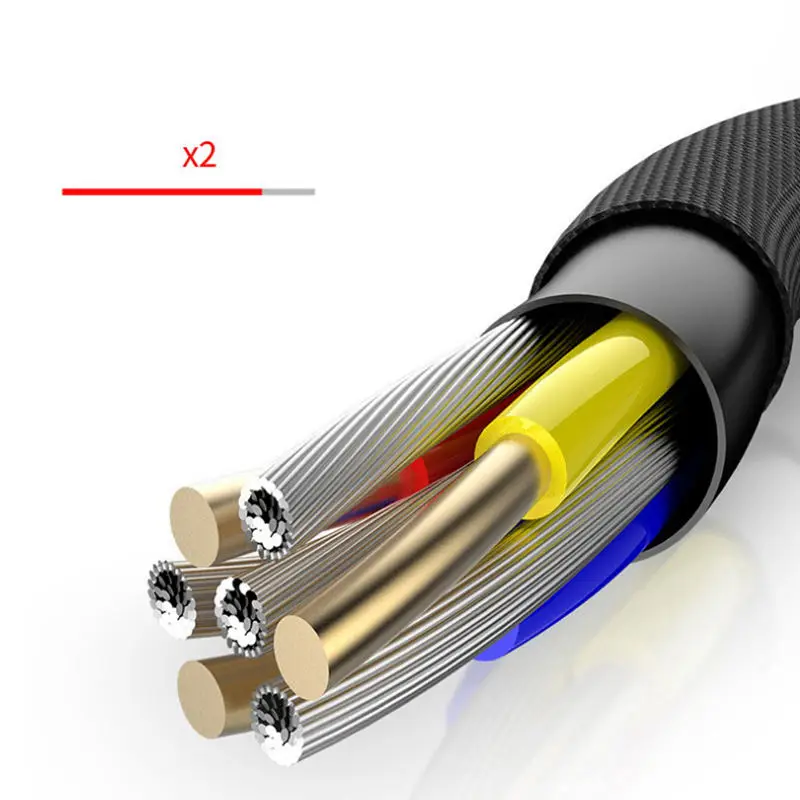 3 в 1 телефонный кабель для Iphone для Micro-type-C Usb кабель 1,2 A м круглый плетеный кабель для Xiaomi huawei