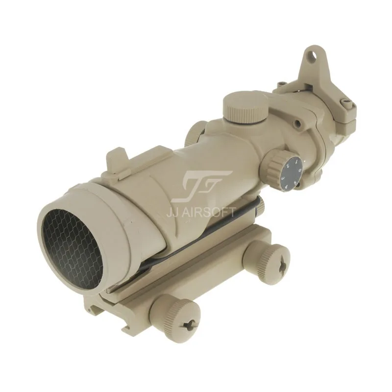 

JJ Airsoft ACOG Style 1x32 Red Dot with Killflash / Kill Flash (Tan) FREE SHIPPING