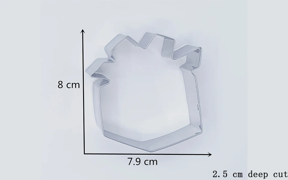 KENIAO Подарочная коробка- Резак для печенья- 8 x 7,9 cm Печенье / Помадка / Кондитерские изделия / Хлеборезки- Нержавеющая сталь