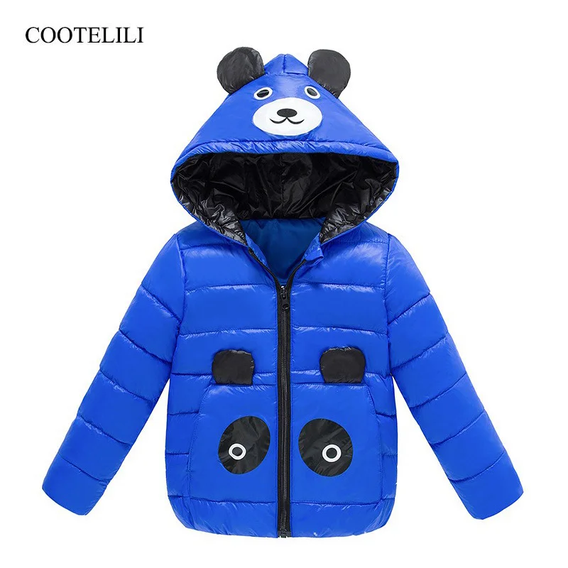COOTELILI China Panda Winter Kids Jacket For Girls Boys Coat Animal Style Cotton Children Clothing Warm Windproof Parkas  (1)