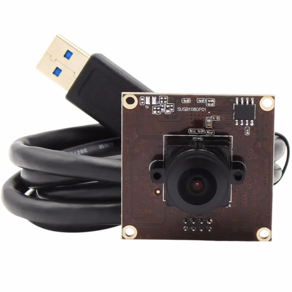 Широкоугольный объектив рыбий глаз 180 градусов 2 Мп Full HD 1080P 50 кадров/с USB 3 0 модуль