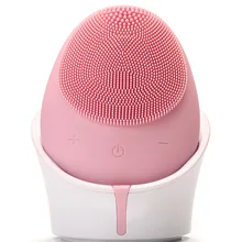 Электрическая щетка для чистки лица очиститель для лица Вибрация кожи удаления черных точек очиститель пор Водонепроницаемая силиконовая кисть для лица