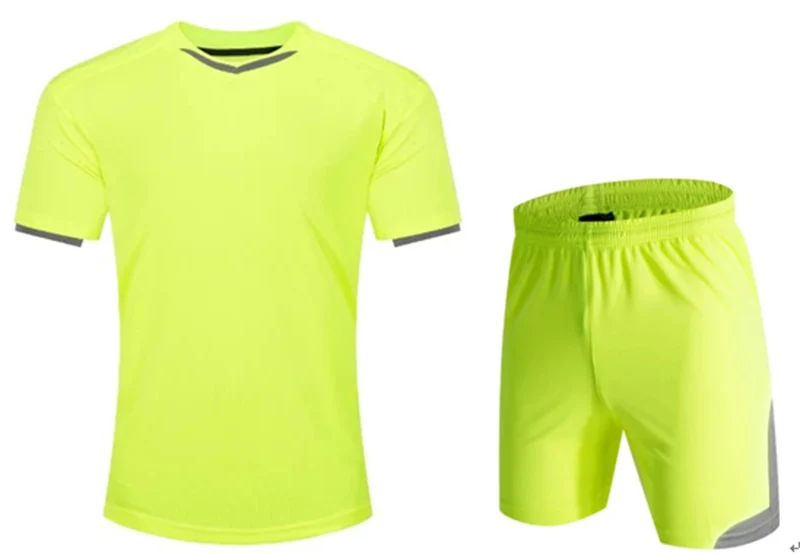 kids plain soccer sets boys football jerseys children futebol training