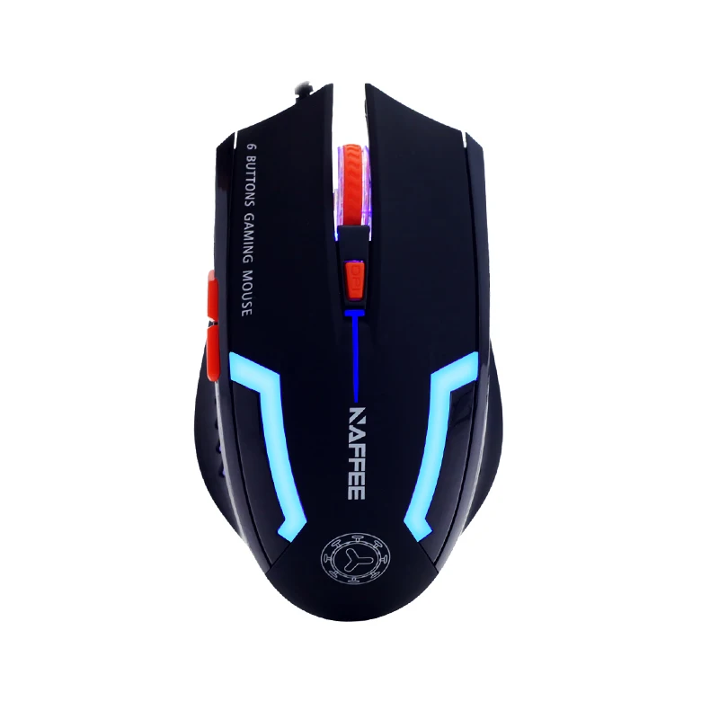 High Quality Professional LED Light 6 Buttons USB Wired Gaming Mouse