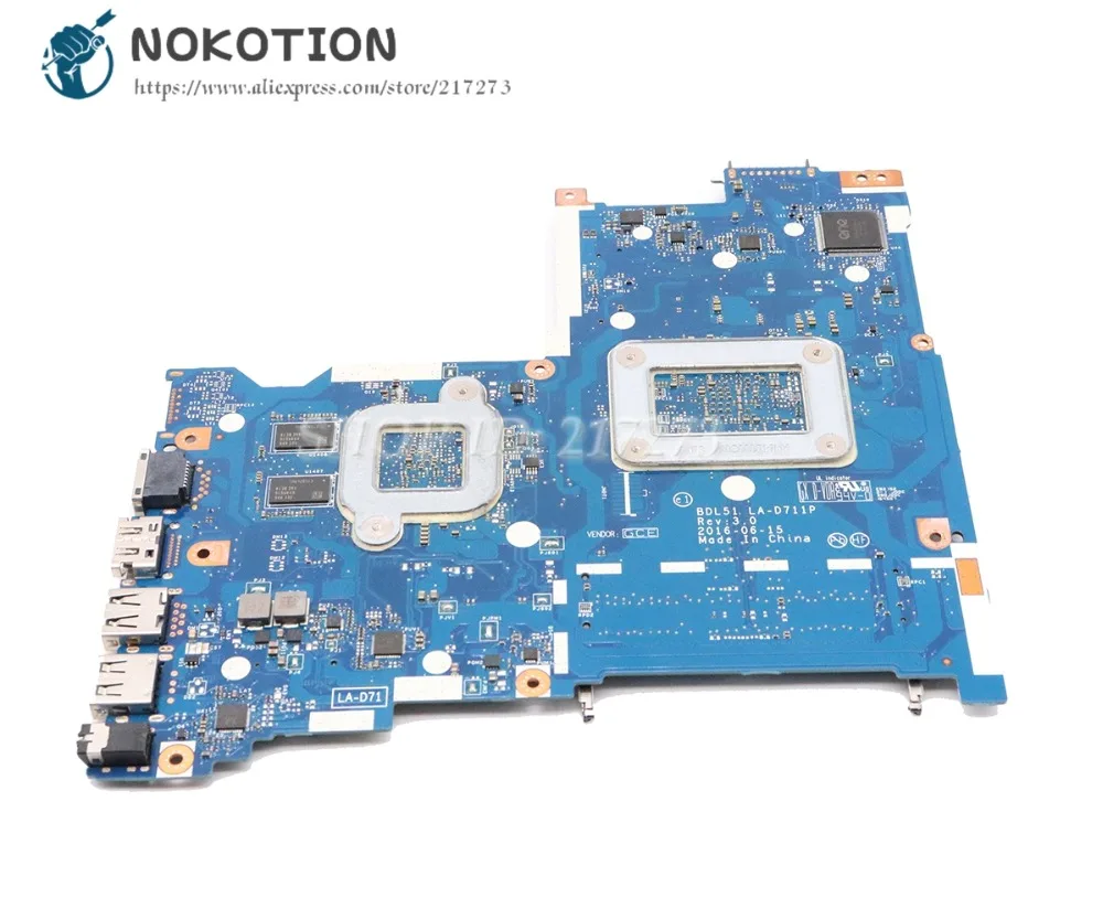 NOKOTION для hp 15-BA 15-BA021CY 255 G5 Материнская плата ноутбука 854967-601 854967-001 854964-601 854964-001 аккумулятор большой емкости BDL51 LA-D711P R5M1-30 2G