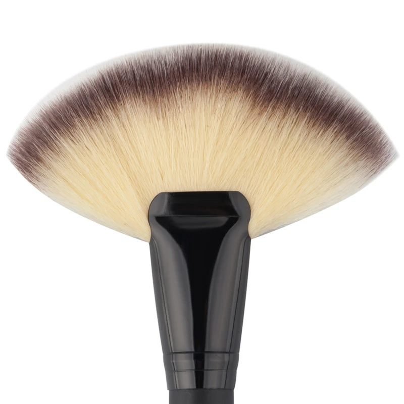 1pc Makeup Brushes Fan Brush Thick Nylon Foundation Powder Face Blush Blending Cosmetic Make Up