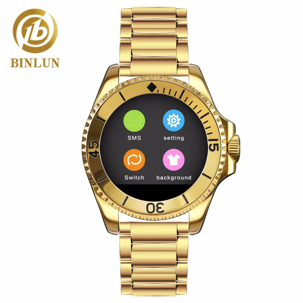 

BINLUN Smart Watch Bluetooth Touch Screen Watch for iPhone Android Smart Watch Information Display Sports Pedometer Smart Watch