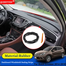 QCBXYYXH автомобиль-Стайлинг резиновые анти-Шум Звукоизолированные пыле приборной панели автомобиля Лобовое стекло щеточное для Buick Envision
