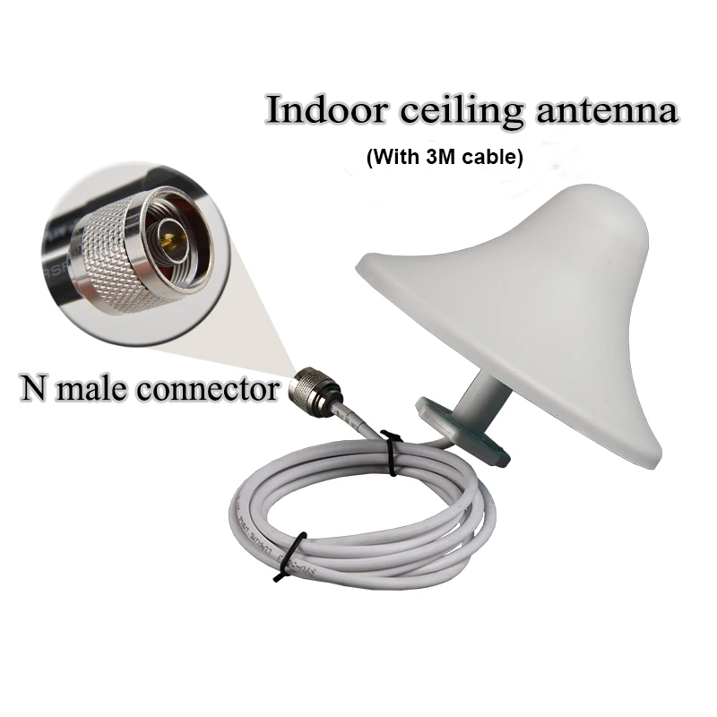 Dual band Signal gsm repeater 2G 3G 4G mobile signal repeater GSM 900MHz UMTS 2100MHz WCDMA Cellular Signal Booster Antenna kit (1)
