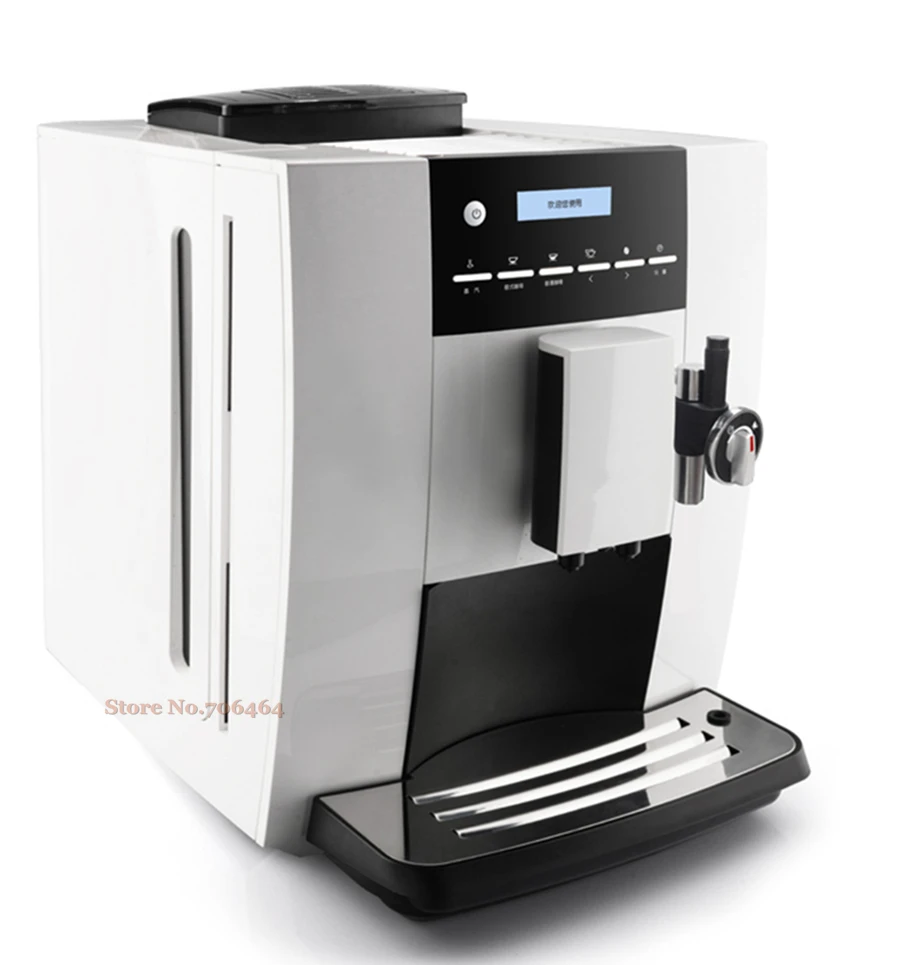 One touch Коммерческая Супер Автоматическая Высококачественная эспрессо-кофемашина с ЖК-экраном 15 бар с помолом капучино