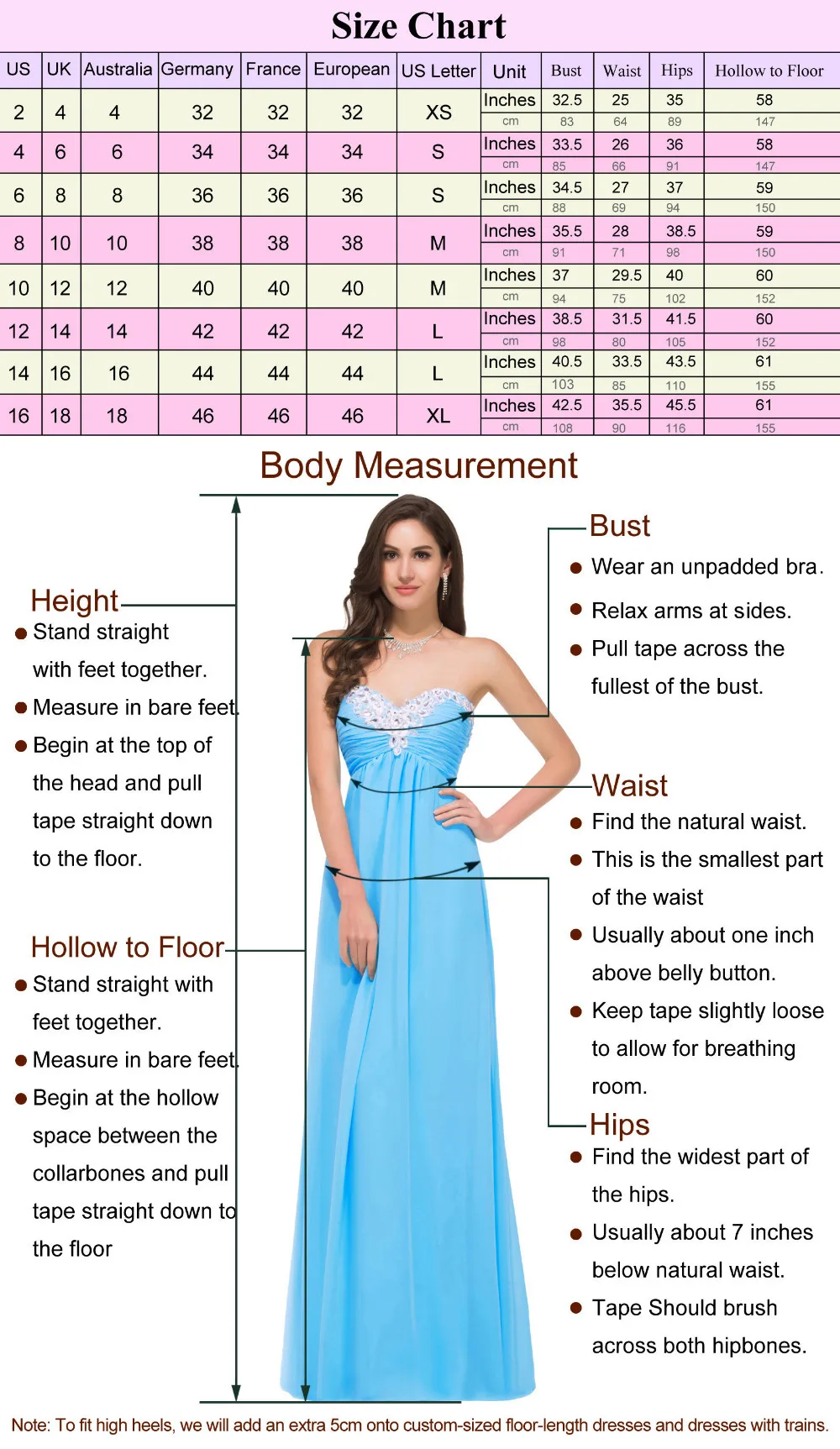 High Low Bridesmaid Dress 2017 Short Front Long Back Prom Gown Strapless Bead Sequin Pink Turquoise Bridesmaid Dress Grace Karin 4