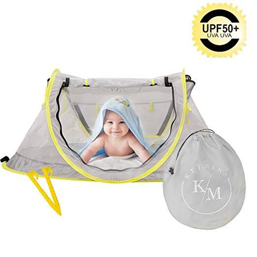 

Baby Beach Tent Portable Baby Travel Tent Folding Travel Bed Mosquito Sunshade