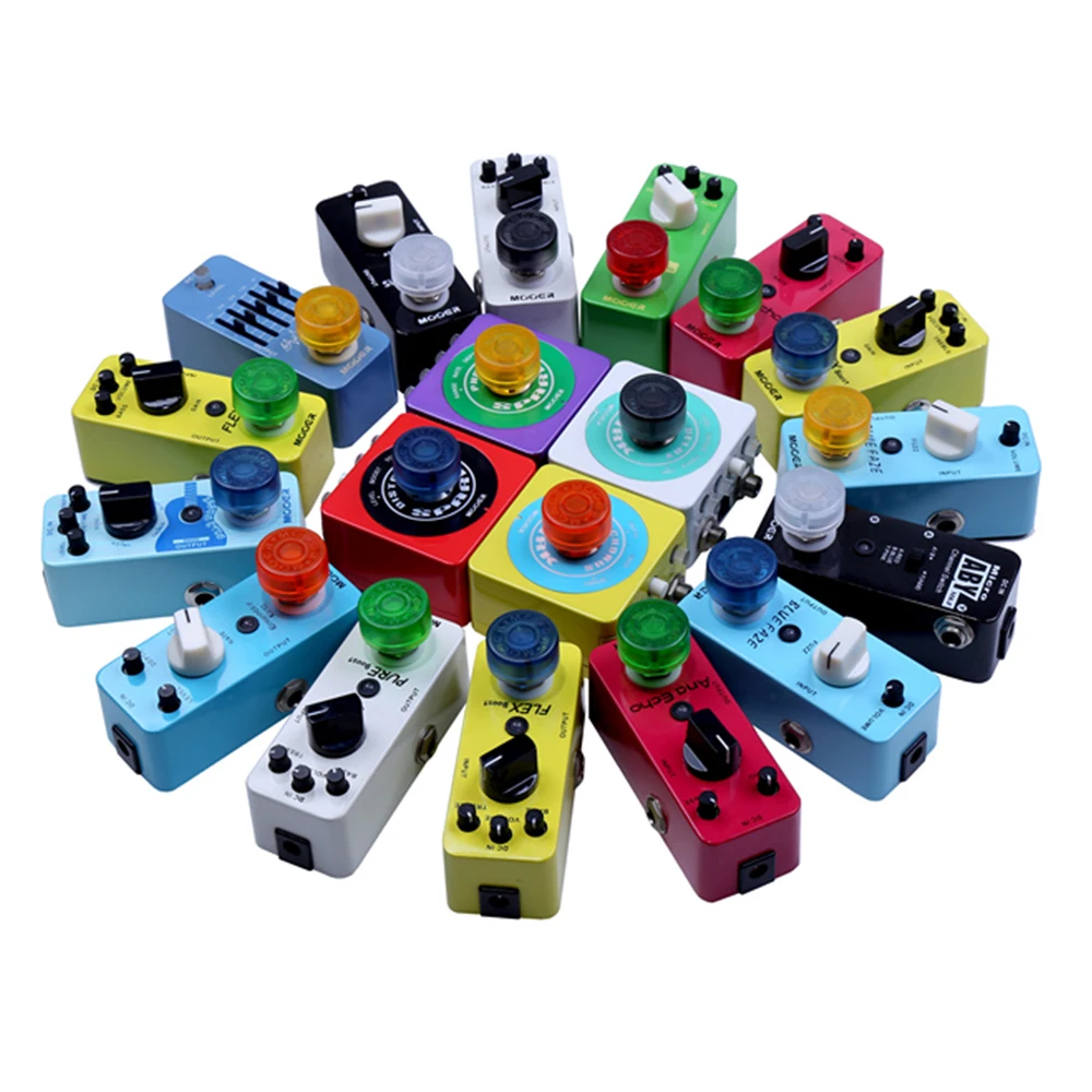 10 pcs Mooer Footswitch Topper Random Color Mix Colorful Plastic