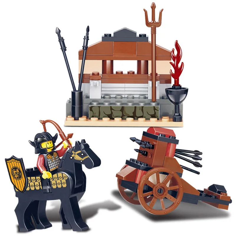 Sluban M38 B0271 70pcs/set Redcliff Middle Age Armoury 3D Building