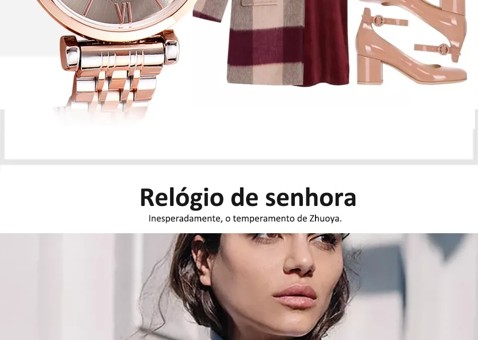 Quartzo Relógios para As Mulheres Top de