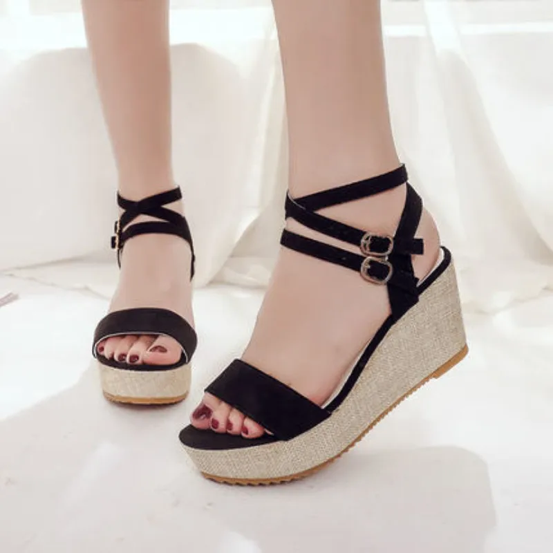 إسفين النساء الصنادل 2019 جديد الصيف النساء أحذية أزياء صنادل أرضية الإناث مثير الصنادل تو عالية أحذية بكعب امرأة إسفين النساء الصنادل 2019 جديد الصيف النساء أحذية أزياء صنادل أرضية الإناث مثير الصنادل تو عالية أحذية بكعب امرأة