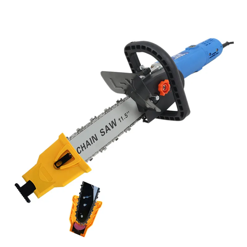 

Electric Chain Saw Woodworking Power Tool Set For M10 / M14 / M16 Angle Grinder Machine Hand Tool Set DIY Chainsaw Bracket Set