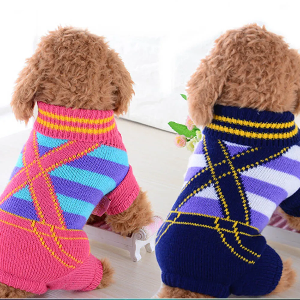Костюм для домашних животных осень-зима собачий свитер одежда брендовая одежда для щенков Комбинезоны для кошки Чихуахуа XXS XS S M L Товары для домашних животных