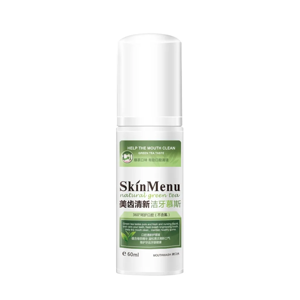 

Skin Menu Teeth Cleaning Mousse Fresh Tone Remove Tooth Stains Eliminate Bad Breath - Oral Cleaning Care Foam Mouthwash - Teet