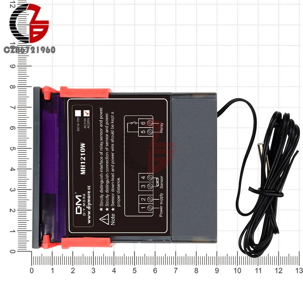 110 В 220 В светодиодный цифровой термостат регулятор температуры Регулятор терморегулятор Крытый Открытый термометр метеостанция