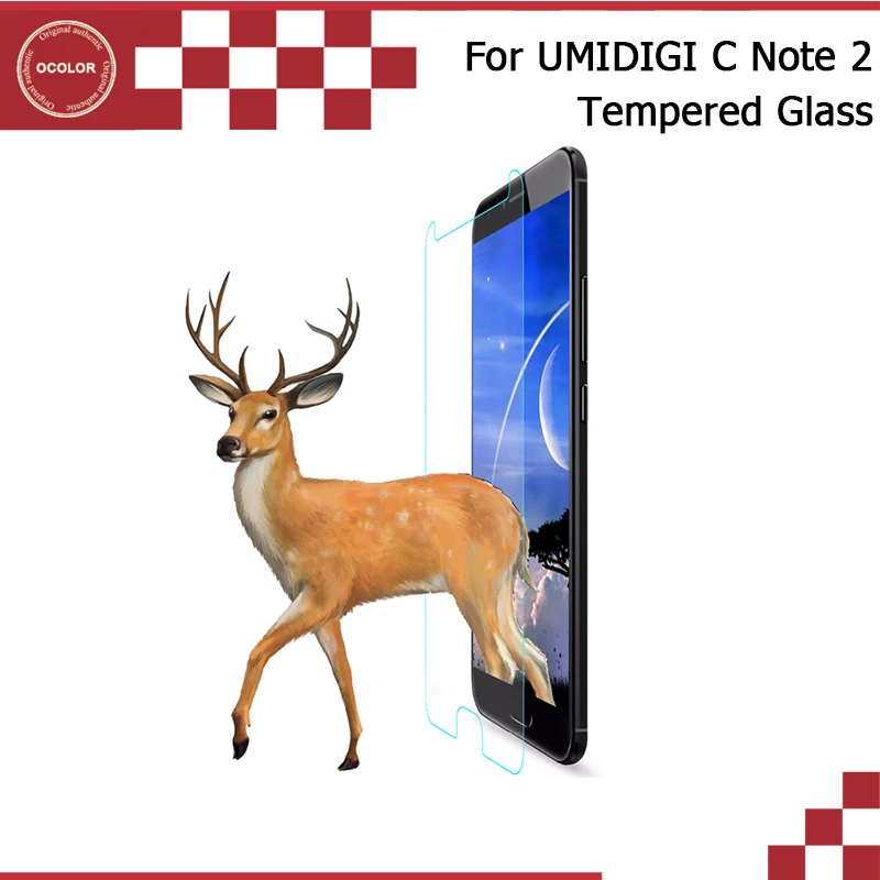 ocolor For UMI C Note 2 Tempered Glass Film 5.5 Inch Ultra-Thin Front Screen Protector UMIDIGI Mobile Phone | Мобильные телефоны и
