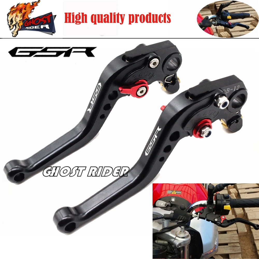 

For SUZUKI GSR600 GSR 600 2006-2011 GSR750 GSR 750 2011-2016 GSR400 2008-2012 Motorcycle Accessories Short Brake Clutch Levers