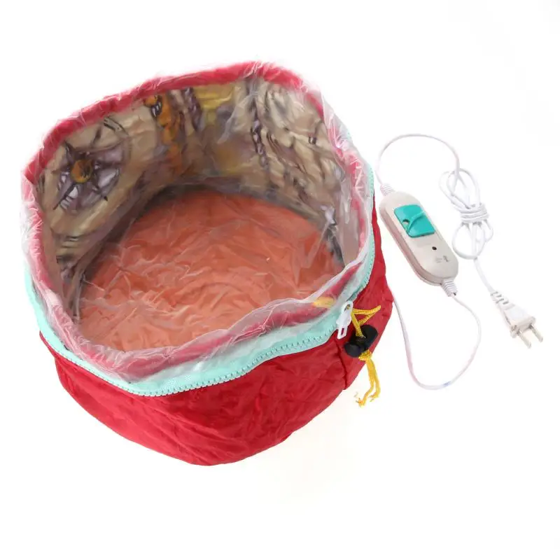 

Hair Mask Baking Oil Cap Thermal Treatment Heating Cap Temperature Controlling Protection Electric Hair Steamer Mask SPA 220V