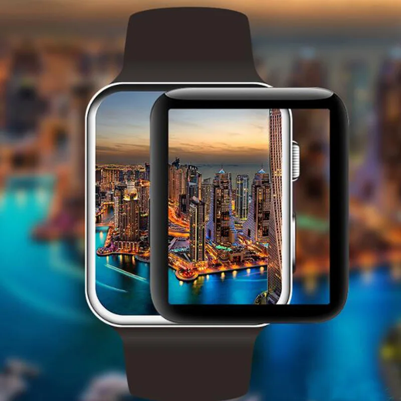 Защитная пленка из закаленного стекла с закругленными краями 3D для iwatch Apple Watch Series 4 40 мм 44 мм Защитная пленка для экрана