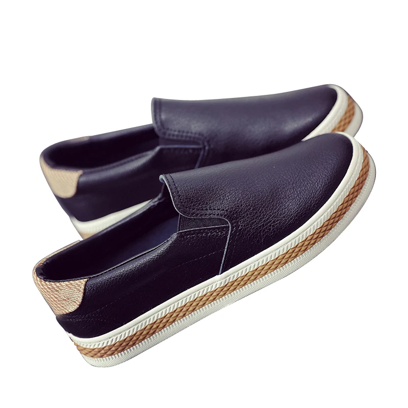 plain black flat shoes