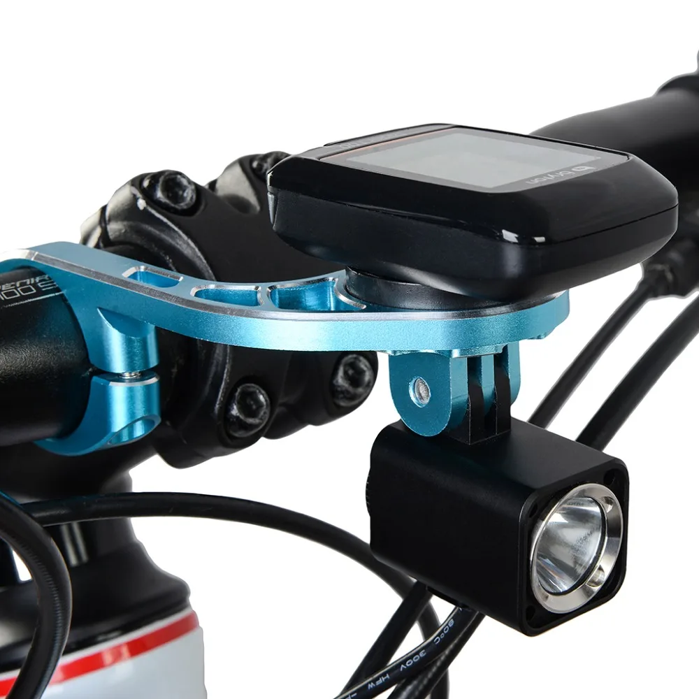 Велосипедный держатель компьютера многофункциональный Поддержка кронштейн для секундомера Спортивная камера Алюминиевый сплав