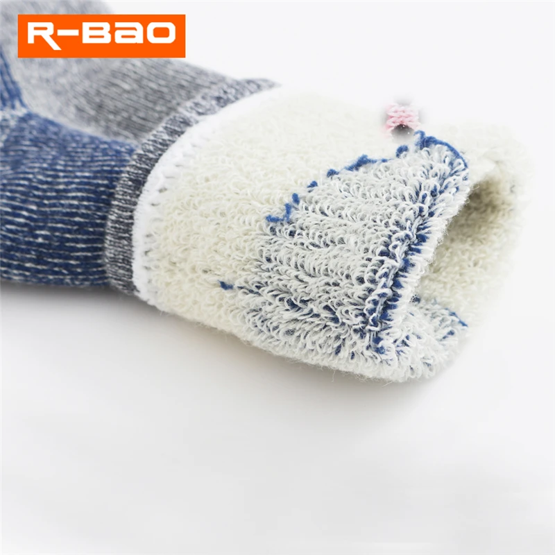 R-BAO Merino Wool Socks Outdoor Skiing Hiking Socks High Quality Terry Thicken Keep Warm Wool Socks for Winter RB3308