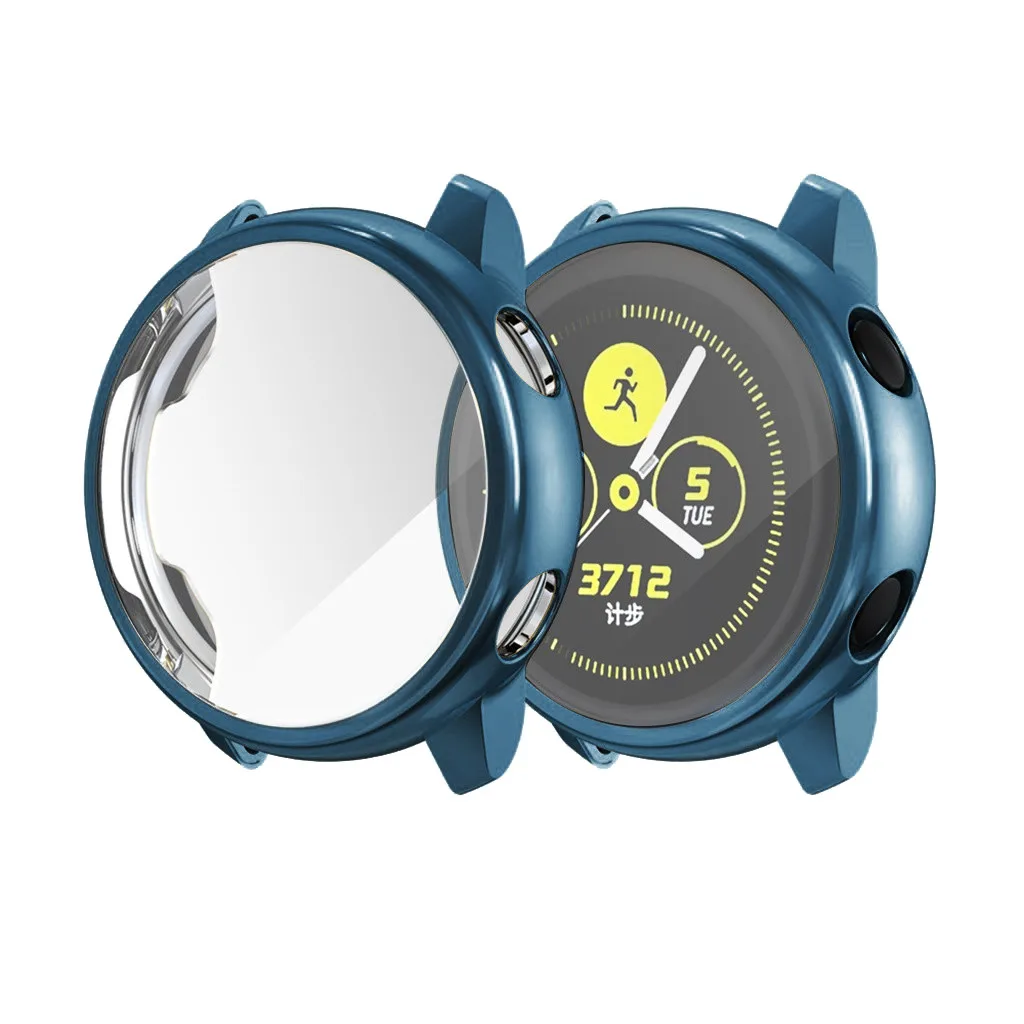 3 шт. гальванический прозрачный чехол из ТПУ с пленкой для samsung Active Watch