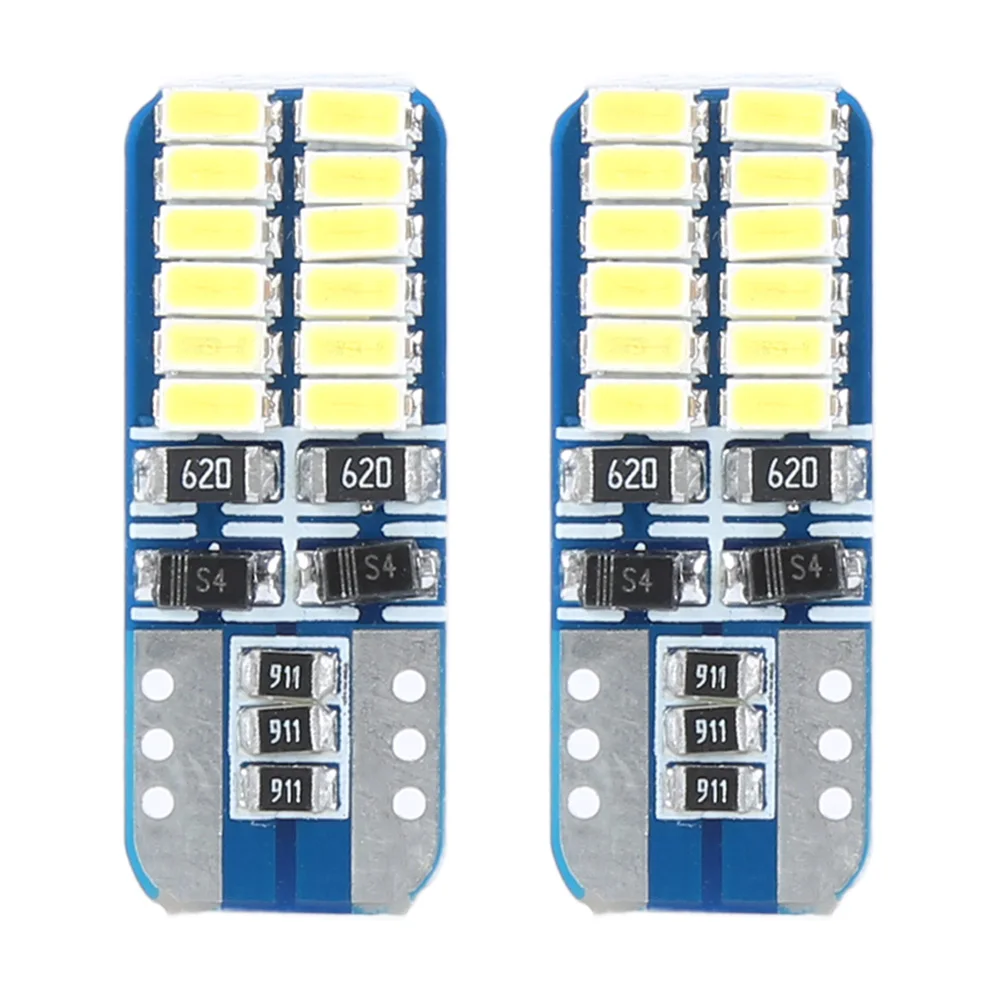 

2pcs T10 Canbus Led 24led 3014smd T10 Led Canbus Car Smd Light W5w Led 194 T10 24smd Canbus Led Bulb No Obc Error