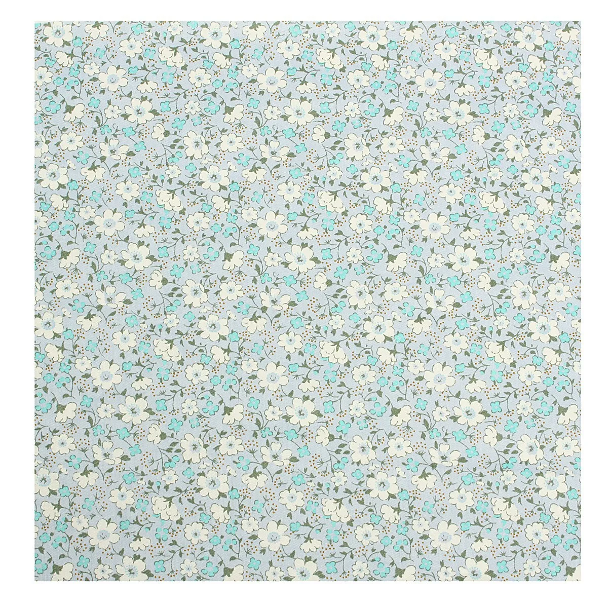 JX-LCLYL 7pcs 25*25cm Florals Sew Cotton Fabric Fat Quarters Gingham Quilt DIY HandCraft