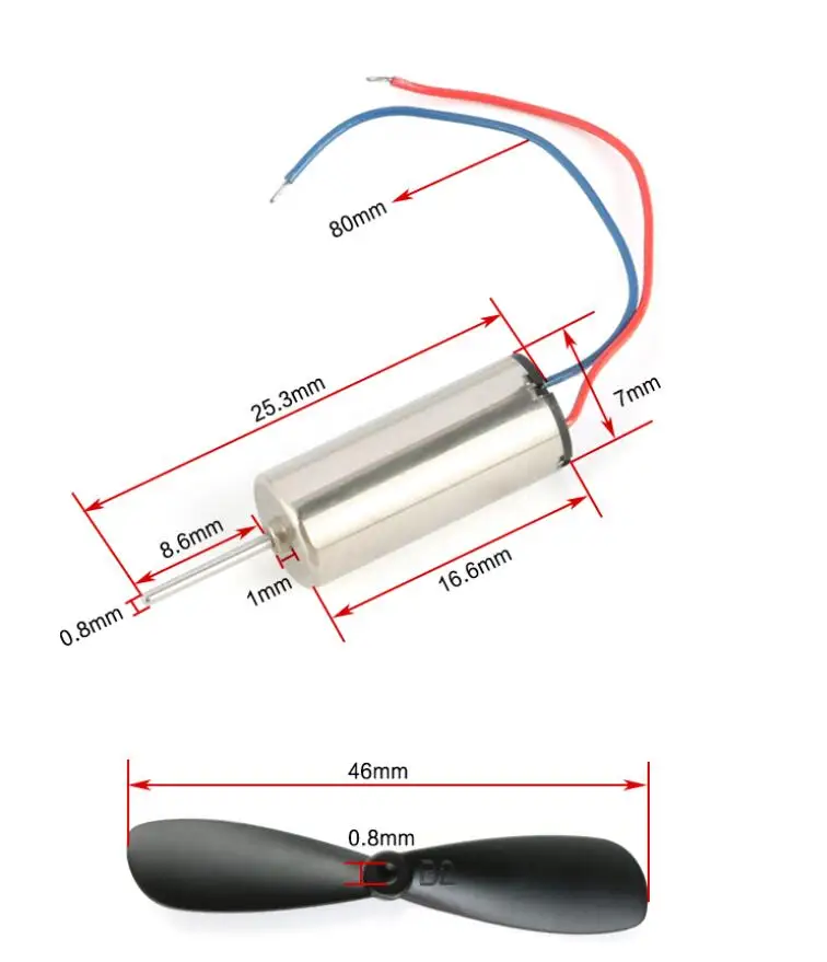 Вертолет DIY Пластиковый Винт для модели двигателя самолета вертолета двигатель постоянного тока большой крутящий момент высокая скорость