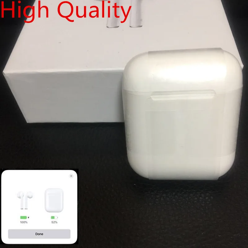 i60 TWS Люкс КОПИЯ AirPods 2 с чипом W1 совпадение с оригиналом 99 процентов! Bluetooth5.0 - цена