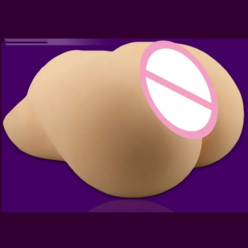 Sex Dolls 26*21*16cm 3.5kg Realistic Solid Big Ass & Vagina, Full Silicone Sex Doll,Pussy Anal Masturbator Toy for Men D4-1-8 4