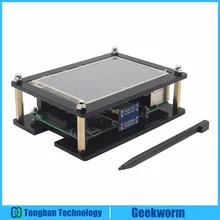 Raspberry Pi 3 60Fps 1920×1080 OSD 3.5 inch Touch Screen HDMI IPS Display Screen + Case for Raspberry Pi 3 Model B / 2B /Zero W