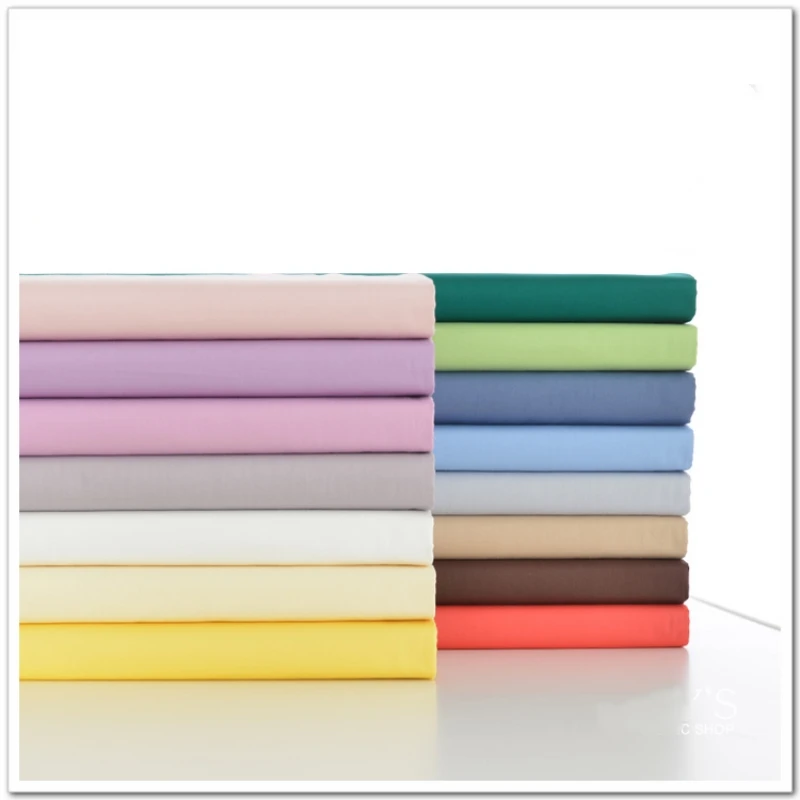 

1 meter cotton fabric twill fabrics 96 inches eco-friendly dyed solid cloth quilting for patchwork telas fat quarters healthy