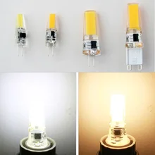 10pcs Mini G4 LED COB Lamp 2W 5W Bulb AC DC 12V 220V Candle Silicone Lights Replace 20W 30W 40W Halogen for Chandelier Spotlight 4 10pcs g4 1 5w 2w cob led capsule led bulb replace halogen light lamp halogen replacement bulbs dimmable ac dc 12v