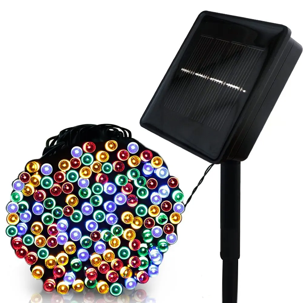 

F5 70/100/200/500 LED Outdoor Solar Lamps LED String Lights Fairy Holiday Christmas Party Garland Solar Garden Waterproof Lights