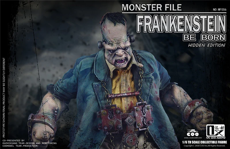 Полный Набор фигурок COOMODEL X OUZHIXIANG NO. MF007/NO. MF006 MONSTER файл серии FRANKENSTEIN